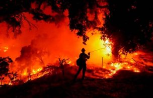 Miles de hogares bajo amenaza por nuevo incendio forestal en California