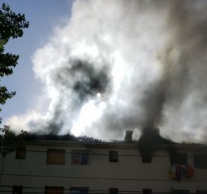 Usuarios reportan incendio en las calles Franklin con Nataniel Cox en Santiago Centro