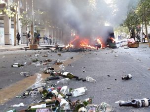 Evelyn Matthei y manifestaciones en Providencia: “El nivel de violencia y destrucción nunca antes se había visto en la comuna”