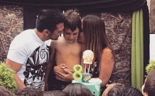 Maura Rivera y Mark González celebran cumpleaños de su hijo mayor