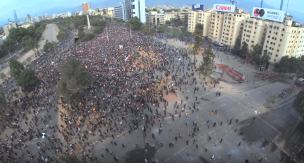 Minuto a minuto | Miles de personas llegan a Plaza Italia en una nueva jornada de manifestaciones sociales