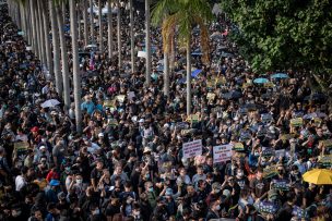 Miles de manifestantes se toman de nuevo las calles en Hong Kong