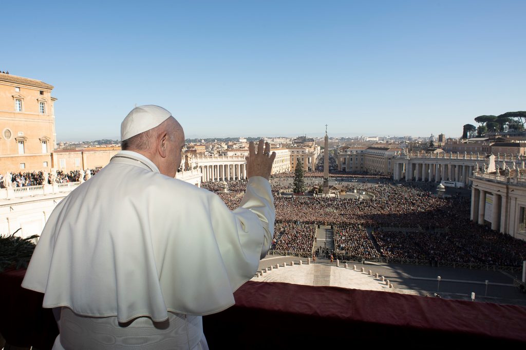 El Papa pide “esperanza” para naciones americanas en su bendición “Urbi et orbi” navideña