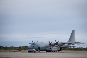 FACh sobre avión C-130: 