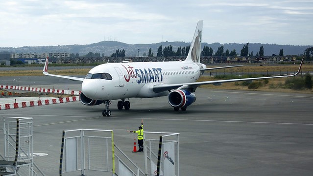 MTT inauguró el primer vuelo internacional de la Región del Biobío