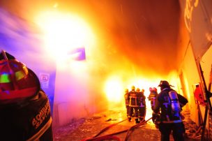 Incendio termina con Monumento Histórico Casa Italia en Viña del Mar