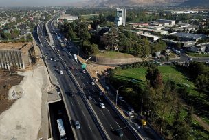 Desde enero se cerrará salida desde Ciudad Empresarial por avenida del Parque a Vespucio Norte