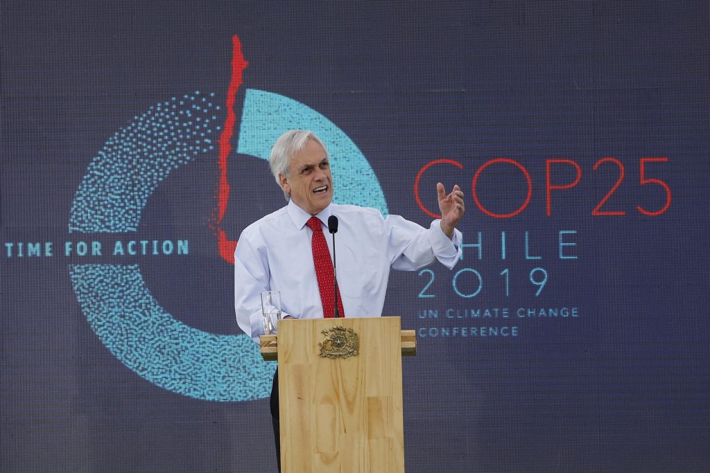 Piñera tras críticas a ministra Schmidt en COP25: “Llegó el tiempo de la acción”