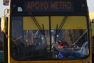 Transportes anunció que 27 buses apoyarán a Metro este fin de semana