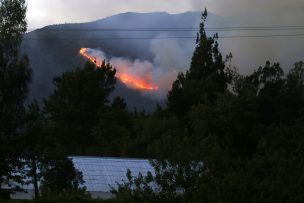 Incendio forestal en Cajón del Maipo ya ha consumido 560 hectáreas de vegetación