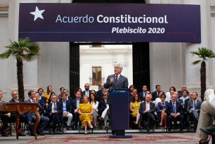 Presidente Sebastián Piñera promulga reforma para plebiscito: se realizará en abril 2020