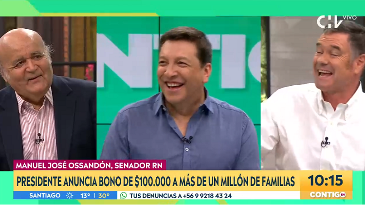 “Ahora tienes que echarme para hacerme famoso”: Ossandón bromea con la polémica entre Pérez de Arce y Tonka