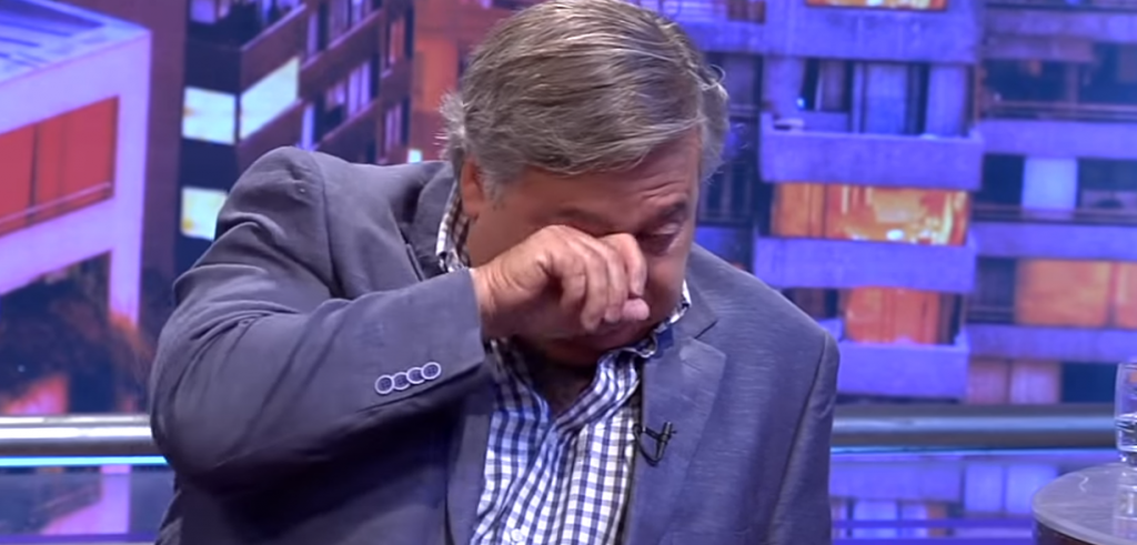 Ernesto Belloni se quiebra en plena transmisión: “Perdona, pero quiero remediar esto”