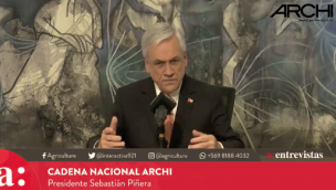 Presidente Piñera por noticias falsas: 