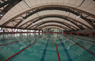 Inauguran sistema de iluminación en piscina temperada del Parque O’Higgins