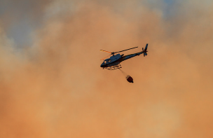 Declaran Alerta Roja para la comuna de San Javier por incendio forestal