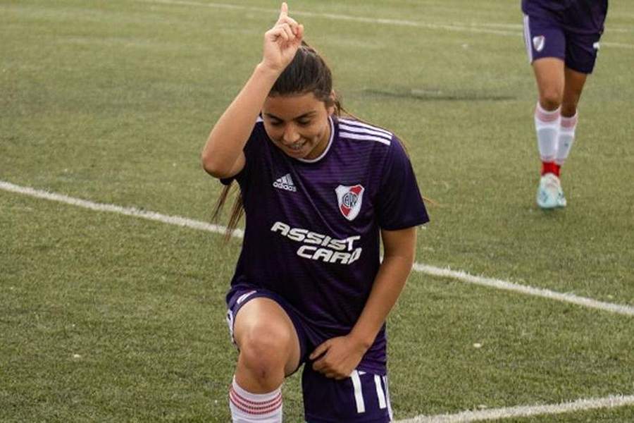 Camila Pavez, la chilena de River Plate que celebró como el “Matador”: “Lo admiro como jugador y persona”