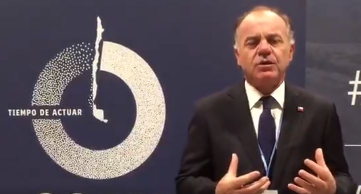 Ministro Antonio Walker encabezó “histórico” día silvoagropecuario en la COP25