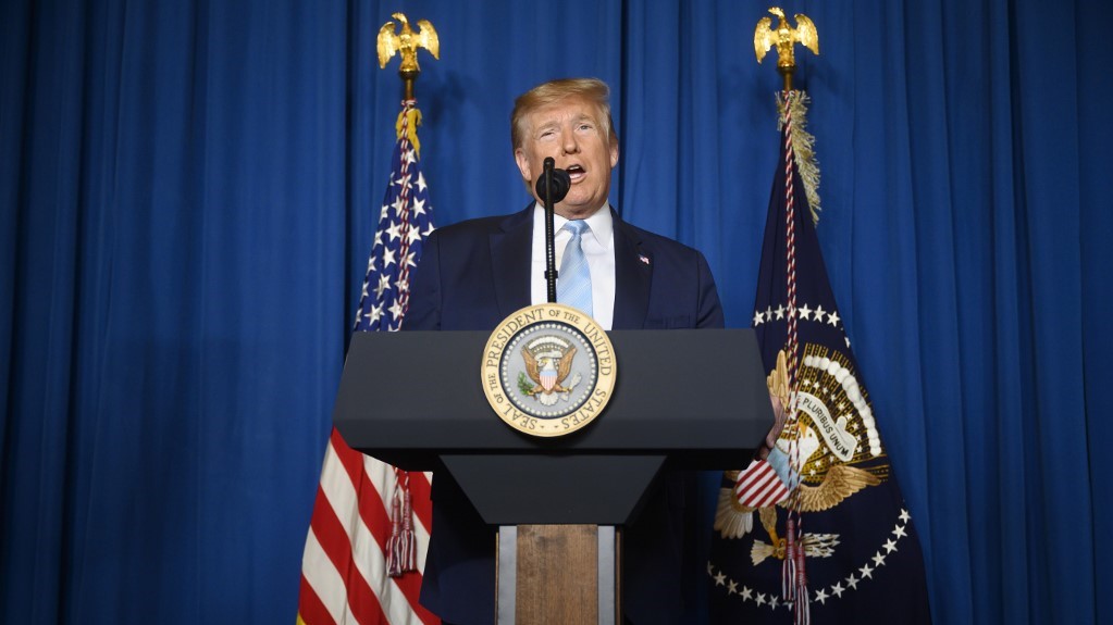Trump asegura que EEUU “no busca un cambio de régimen” en Irán