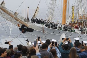 Buque Escuela Esmeralda vuelve al país tras 210 días de navegación