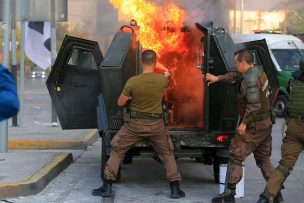 Carabineros tras noche de violencia: