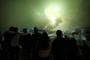 FOTOS | El austero show de Año Nuevo en el Mar en Valparaíso