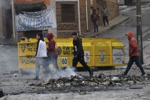 Con enfrentamientos termina celebración de Año Nuevo en Valparaíso