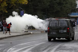 Manifestaciones y enfrentamientos en Plaza Italia a 3 meses del estallido social