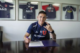 ¡Salió humo azul! Matías Rodríguez firmó su renovación con Universidad de Chile