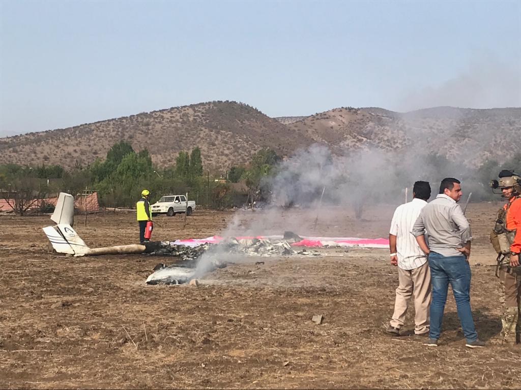 DGAC confirma el fallecimiento de dos personas tras caída de avioneta en Colina