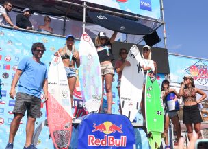 Surfistas chilenos lograron oro en la primera fecha del circuito internacional de este deporte