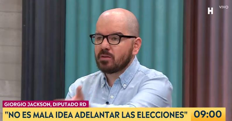 Giorgio Jackson: “No es una mala idea que se adelanten las elecciones”