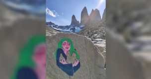 Expulsan a otro turista Italiano de Torres del Paine: intentó borrar los rayados de su compañera