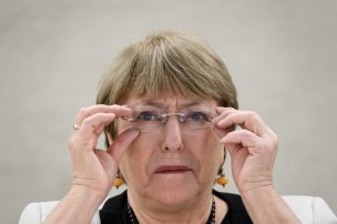 Michelle Bachelet dijo estar 