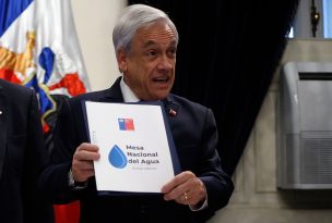 Presidente Piñera valora propuesta Mesa Nacional del Agua: la meta es asegurar consumo humano y actividades productivas