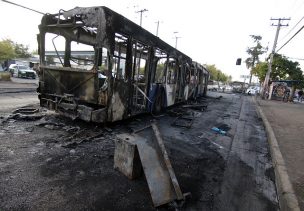 63 buses se han quemado desde el inicio del estallido social y 347 conductores han sido agredidos