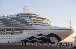 Llegó a Chile el matrimonio chileno que estuvo en cuarentena en crucero por coronavirus