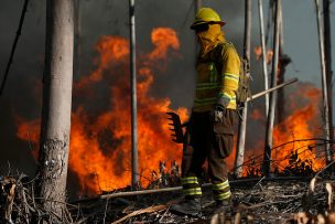 Alerta Roja en Los Ángeles por incendio forestal que amenaza sectores poblados