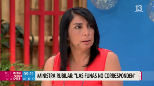 Karla Rubilar desclasificó 