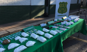 Carabineros del OS7 incauta más de mil kilos de drogas en el mes y medio de 2020