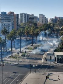 Incidentes se registran a esta hora en el acceso principal a la Quinta Vergara