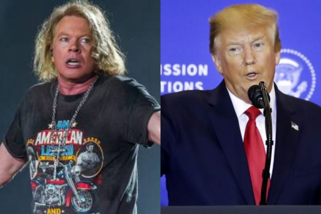 “Haz que la Casa Blanca…”: Axl Rose le envió potente mensaje a Donald Trump