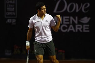 Cristian Garin logró un sufrido triunfo en su debut por el ATP 250 de Santiago