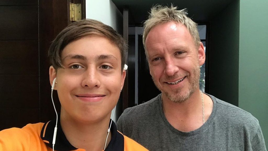 Martín Cárcamo celebró el hito que “por fin” logró hacer con su hijo Luciano tras 9 años