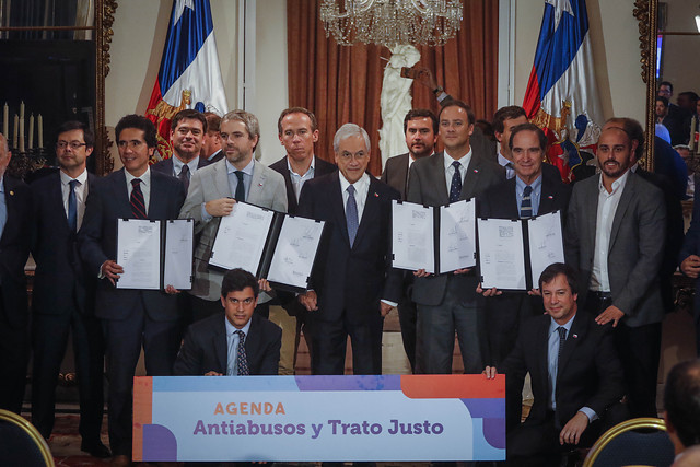 Presidente Piñera lanza Agenda Antiabusos con la presentación de cuatro proyectos