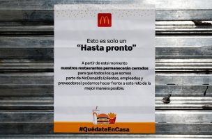 McDonald's cerró temporalmente sus locales en Chile por el coronavirus