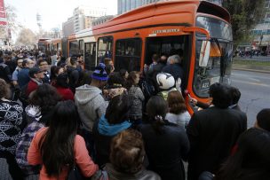 Transantiago aumentará en 20% la flota de buses para afrontar el Superlunes