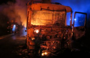 Murió camionero víctima de ataque incendiario en La Araucanía