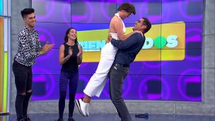 Tonka Tomicic se contagió con “Bailando por un sueño” y sorprendió en el matinal de Canal 13