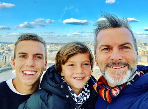 El especial viaje de Cristián Sánchez junto a dos de sus hijos: se fueron sin Diana Bolocco